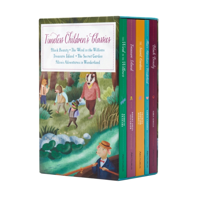 Timeless Children's Classics : Black Beauty - The Wind in the Willows - Treasure Island - The Secret Garden - Alice's Adventures in Wonderland, Multiple-component retail product, slip-cased Book