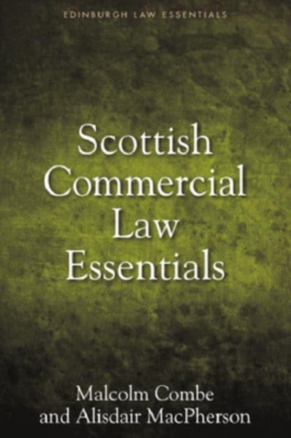 Scottish Commercial Law Essentials, Paperback / softback Book