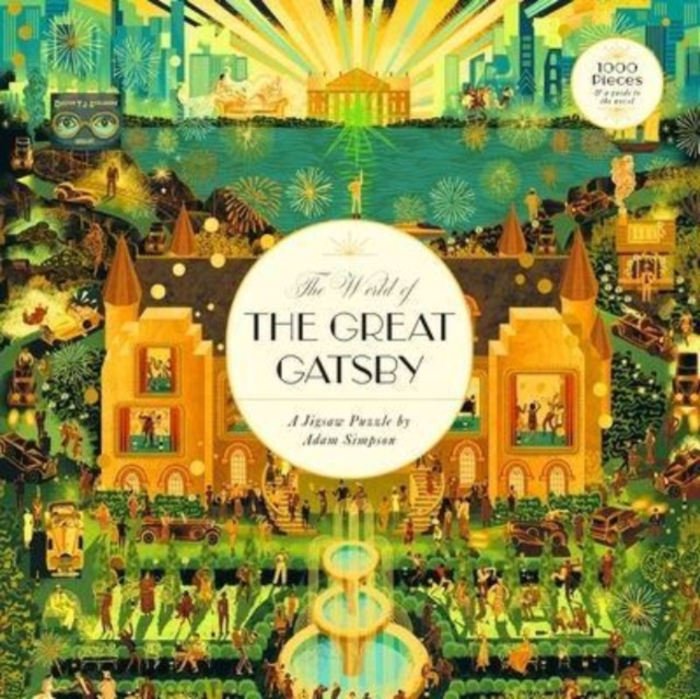 The World of The Great Gatsby : A 1000-piece puzzle by Adam Simpson, Jigsaw Book