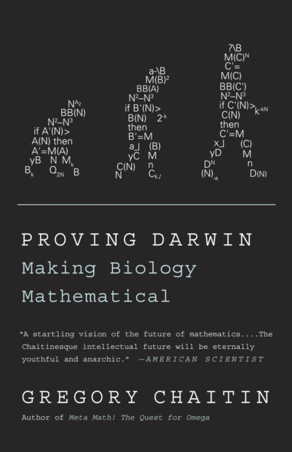 Proving Darwin : Making Biology Mathematical, Paperback / softback Book