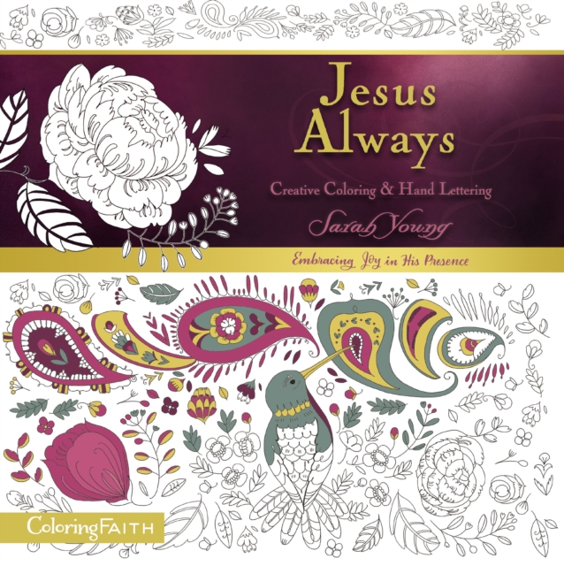 Jesus Always Adult Coloring Book:  Creative Coloring and   Hand Lettering, Paperback / softback Book