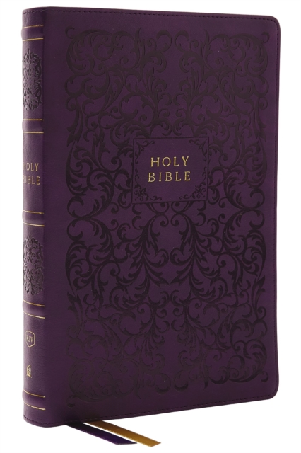 KJV Holy Bible with 73,000 Center-Column Cross References, Purple Leathersoft, Red Letter, Comfort Print: King James Version, Leather / fine binding Book