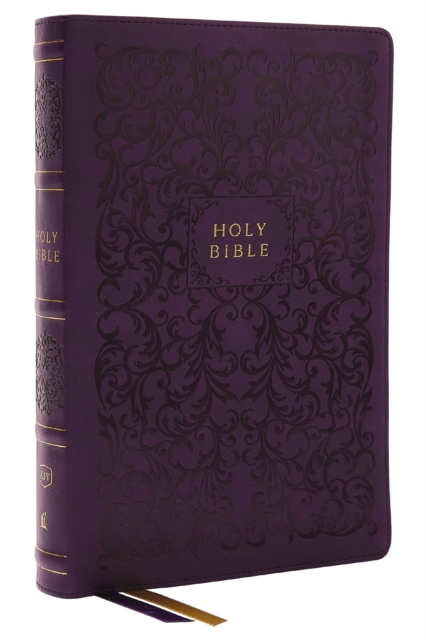 KJV Holy Bible with 73,000 Center-Column Cross References, Purple Leathersoft, Red Letter, Comfort Print (Thumb Indexed): King James Version, Leather / fine binding Book