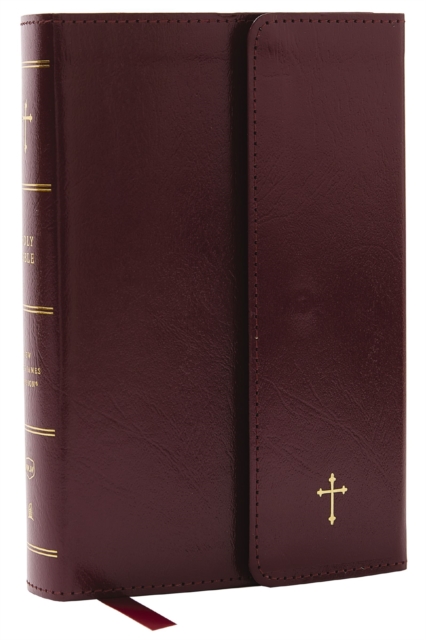 NKJV Compact Paragraph-Style Bible w/ 43,000 Cross References, Burgundy Leatherflex w/ Magnetic Flap, Red Letter, Comfort Print: Holy Bible, New King James Version : Holy Bible, New King James Version, Paperback / softback Book