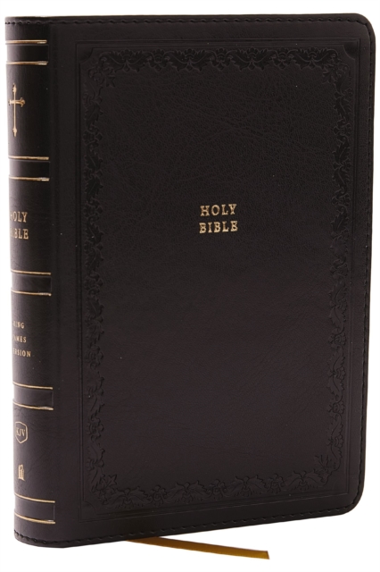 KJV Holy Bible: Compact with 43,000 Cross References, Black Leathersoft, Red Letter, Comfort Print: King James Version, Leather / fine binding Book
