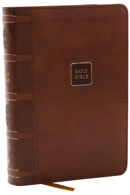 KJV Holy Bible: Compact with 43,000 Cross References, Brown Leathersoft, Red Letter, Comfort Print: King James Version, Leather / fine binding Book