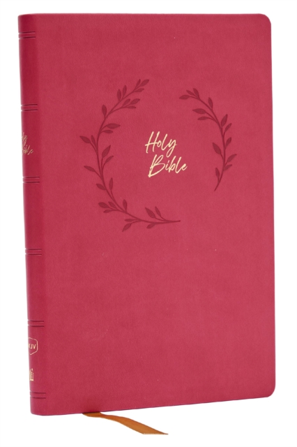 NKJV Holy Bible, Value Ultra Thinline, Pink Leathersoft, Red Letter, Comfort Print, Leather / fine binding Book