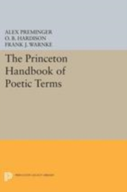 The Princeton Handbook of Poetic Terms, PDF eBook