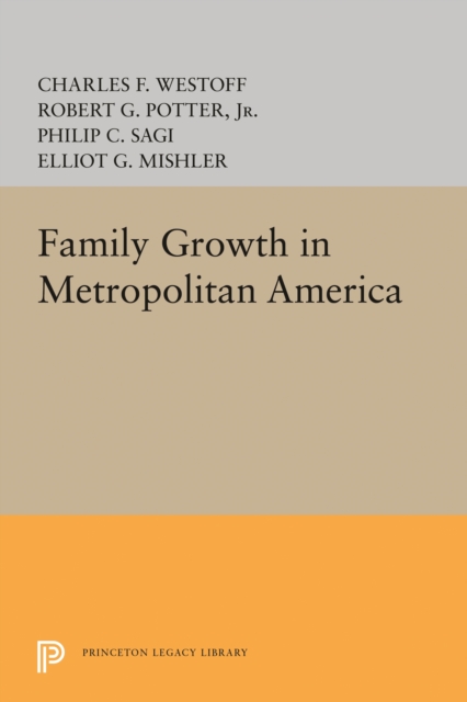 Family Growth in Metropolitan America, PDF eBook