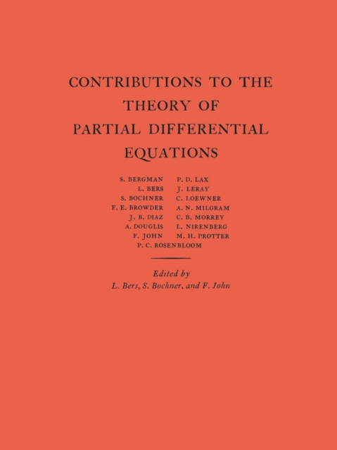 Contributions to the Theory of Partial Differential Equations. (AM-33), Volume 33, PDF eBook