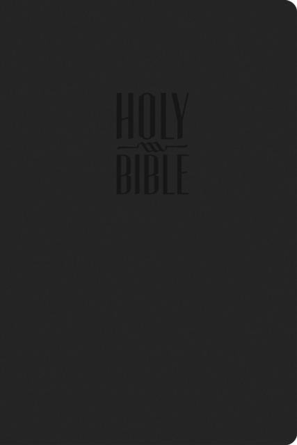 KJV, Reference Bible, Compact, Large Print, Imitation Leather, Black, Red Letter Edition, Leather / fine binding Book