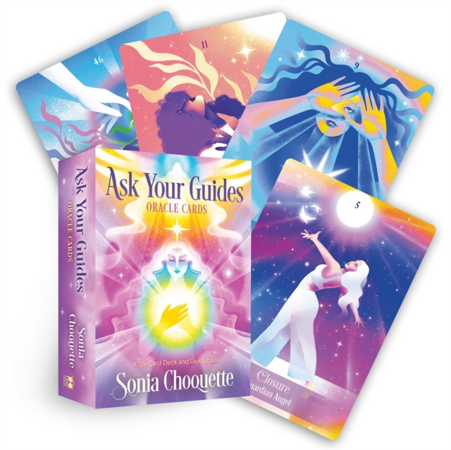 Ask Your Guides Oracle Cards : A 56-Card Deck and Guidebook, Cards Book