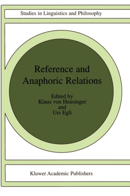 Reference and Anaphoric Relations, Paperback / softback Book