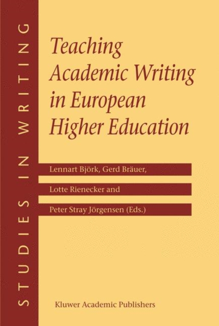 Teaching Academic Writing in European Higher Education, Paperback / softback Book