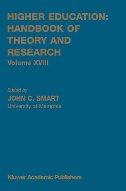 Higher Education: Handbook of Theory and Research, Hardback Book