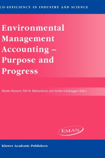 Environmental Management Accounting - Purpose and Progress, Hardback Book