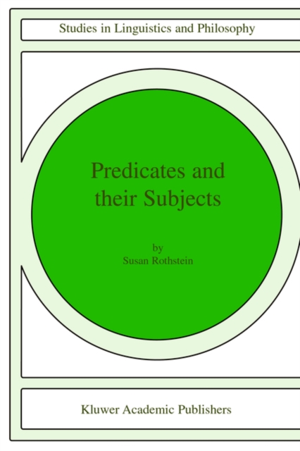 Predicates and Their Subjects, Paperback / softback Book