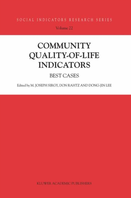 Community Quality-of-Life Indicators : Best Cases, Hardback Book