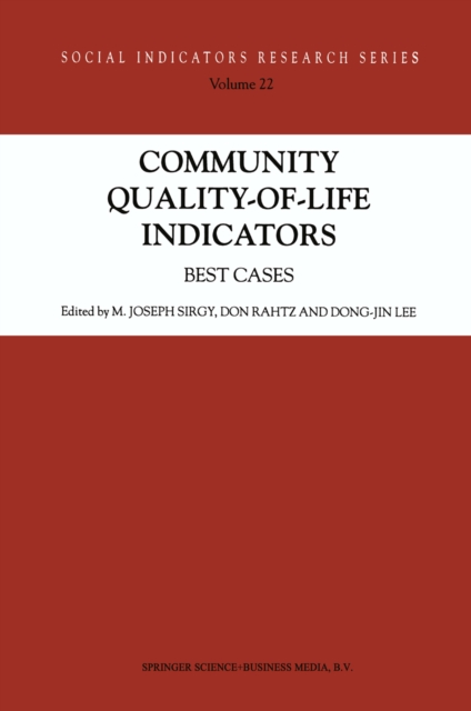 Community Quality-of-Life Indicators : Best Cases, PDF eBook