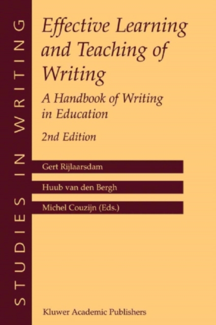 Effective Learning and Teaching of Writing : A Handbook of Writing in Education, PDF eBook