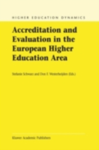Accreditation and Evaluation in the European Higher Education Area, PDF eBook