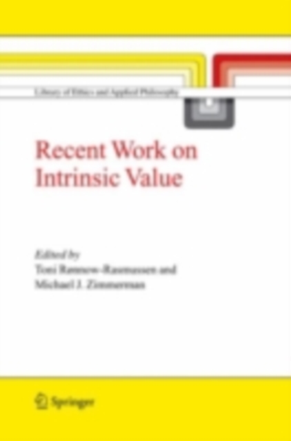 Recent Work on Intrinsic Value, PDF eBook