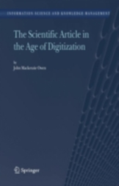 The Scientific Article in the Age of Digitization, PDF eBook