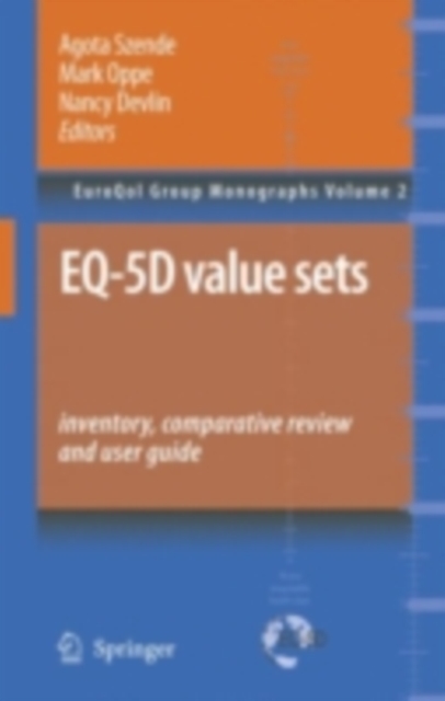 EQ-5D Value Sets: Inventory, Comparative Review and User Guide, PDF eBook