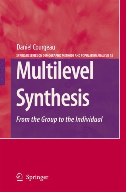 Multilevel Synthesis : From the Group to the Individual, Hardback Book