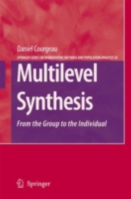 Multilevel Synthesis : From the Group to the Individual, PDF eBook