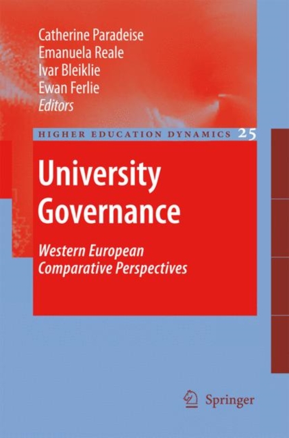 University Governance : Western European Comparative Perspectives, Hardback Book