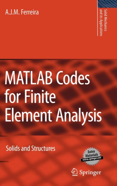 MATLAB Codes for Finite Element Analysis : Solids and Structures, Mixed media product Book