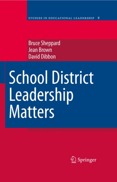 School District Leadership Matters, PDF eBook
