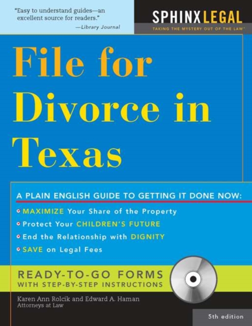 File for Divorce in Texas, EPUB eBook