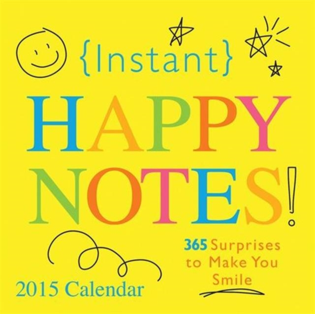 2015 Instant Happy Notes Boxed Calendar, Calendar Book