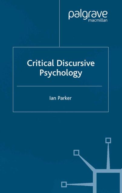 Critical Discursive Psychology, PDF eBook