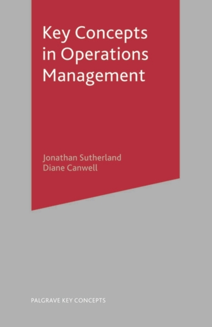 Key Concepts in Operations Management, Paperback / softback Book