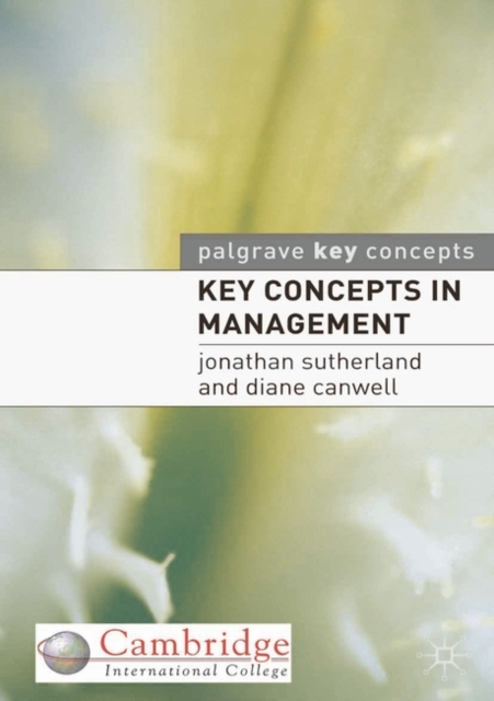 Key Concepts in Management, Paperback / softback Book