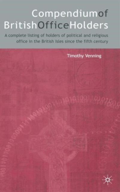 Compendium of British Office Holders, Hardback Book