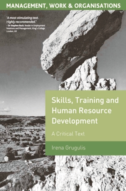 Skills, Training and Human Resource Development : A Critical Text, Paperback / softback Book