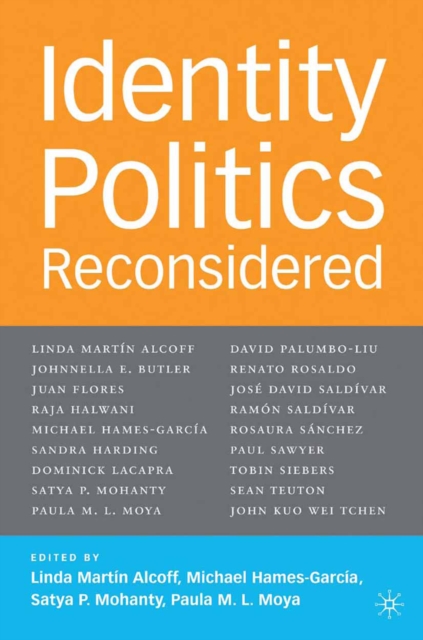 Identity Politics Reconsidered, PDF eBook