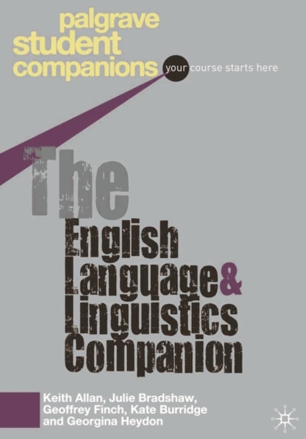 The English Language and Linguistics Companion, Paperback / softback Book