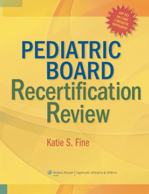 Pediatric Board Recertification Review, Paperback Book