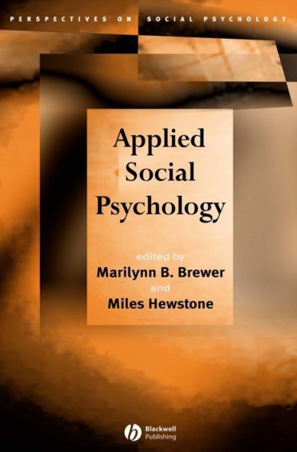 Applied Social Psychology, Paperback / softback Book