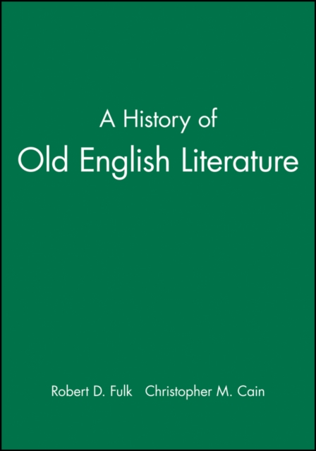 A History of Old English Literature, Paperback / softback Book