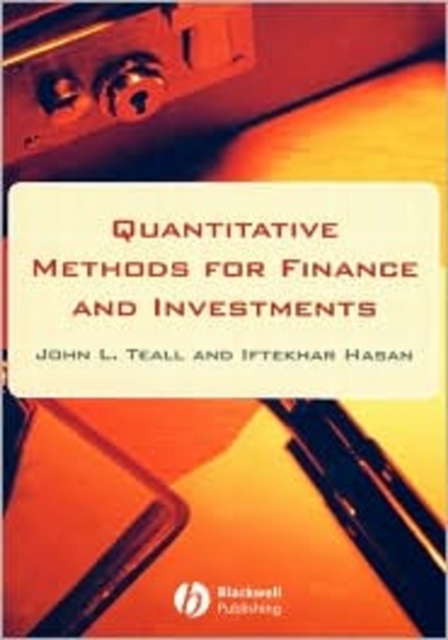 Quantitative Methods for Finance and Investments, PDF eBook