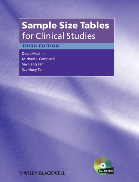 Sample Size Tables for Clinical Studies, Hardback Book