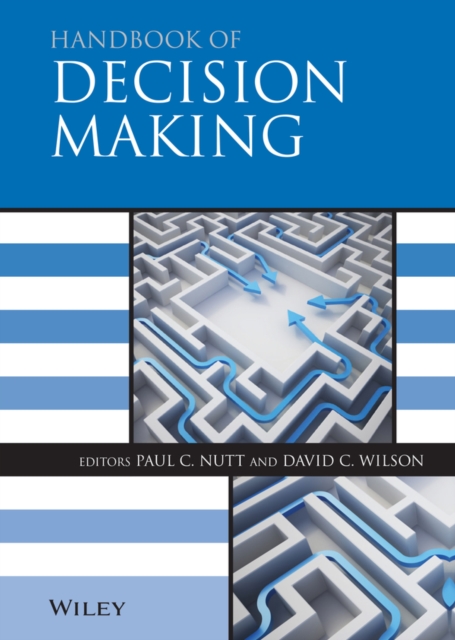 Handbook of Decision Making, Hardback Book