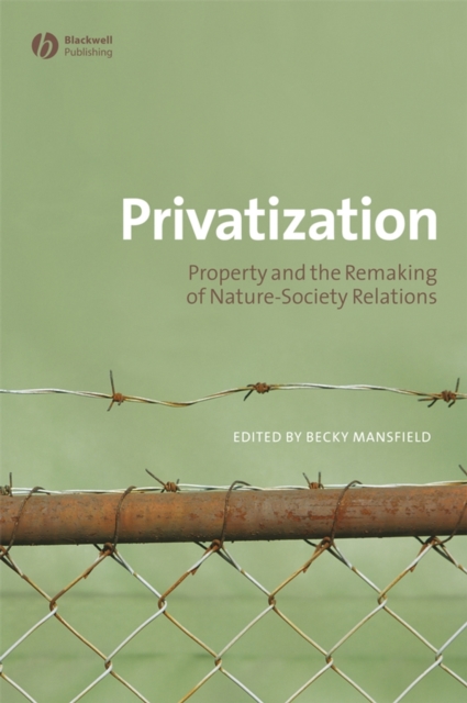Privatization : Property and the Remaking of Nature-Society Relations, Paperback / softback Book