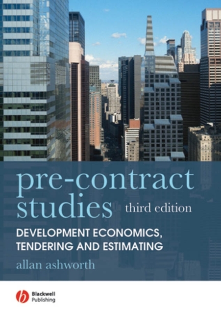 Pre-contract Studies : Development Economics, Tendering and Estimating, Paperback / softback Book